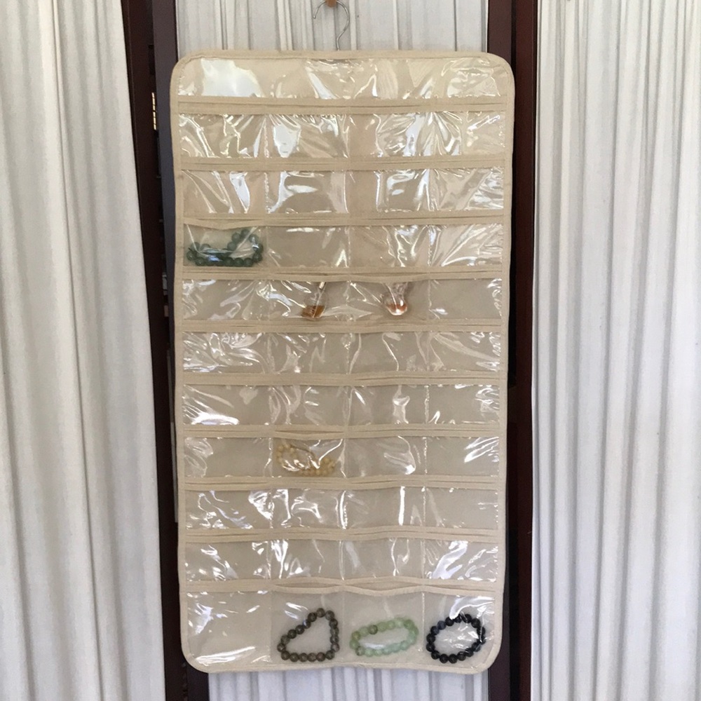 Two side jewelry organizer